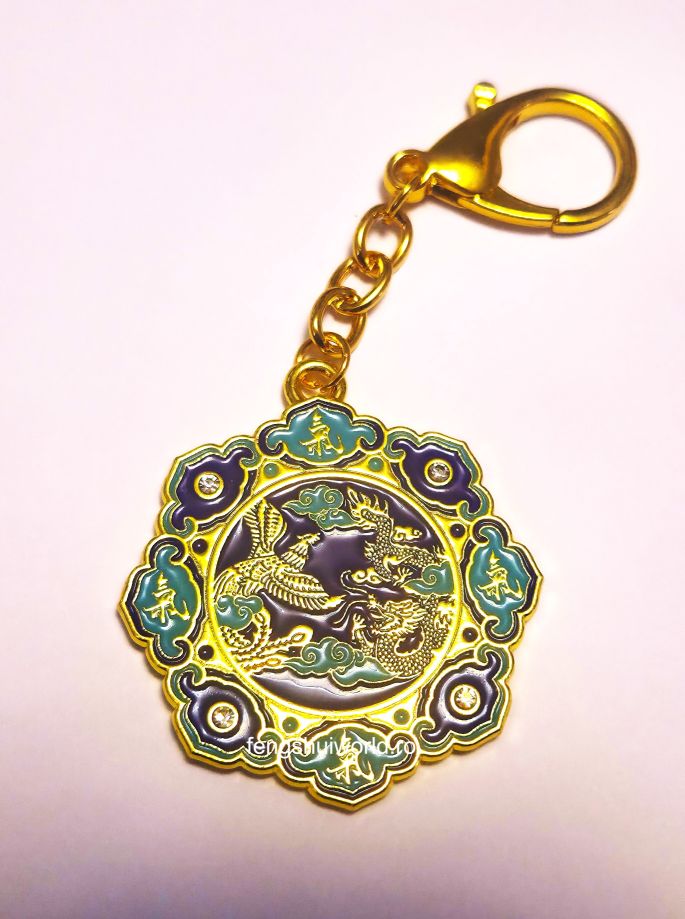 AMULETA FORȚA VITALĂ DRAGON ȘI PHOENIX